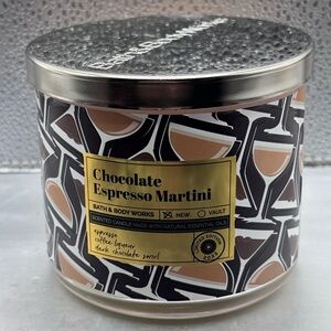 Bath & Body Works Chocolate Espresso Martini 3 Wick Candle